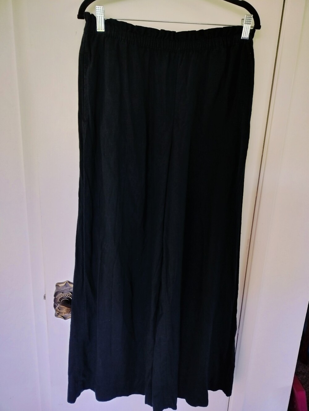 Aerie Black Wide-Leg Pull-On Pants - Women’s Size Medium
